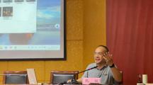 阮极教授为我院新生作“理想与情怀——一个国学视角”专题讲座