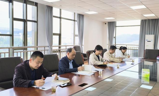 校党委委员、副校长任达森同志到审计处调研指导工作并参加审计处党支部政治理论学习