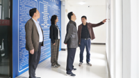 校党委副书记杨声国率队开展校园宣传品巡查