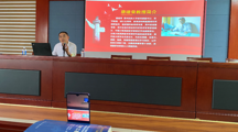 唐建荣教授为建工学院师生党员作“不忘初心、牢记使命”专题讲座