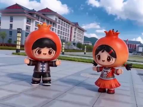 软萌可爱、自带民族buff的小家伙从今天起正式入驻民大校园啦！分享你的每一份快乐把最暖的陪伴送给每一位民大人~
